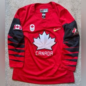 Mens Nike Team Canada Olympic Hockey Jersey Size Large